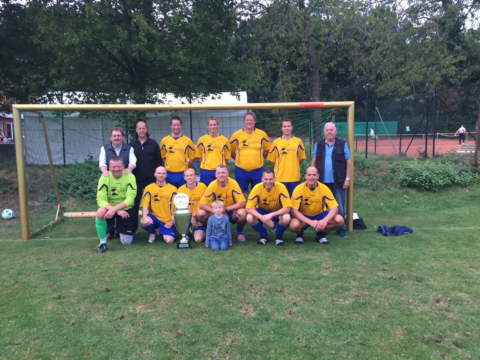 AlteHerren - Pokalsiegermannschaft 2018 - Brukteria Dreierwalde