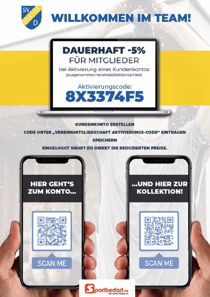 Online Zugang Sportbedarf.de