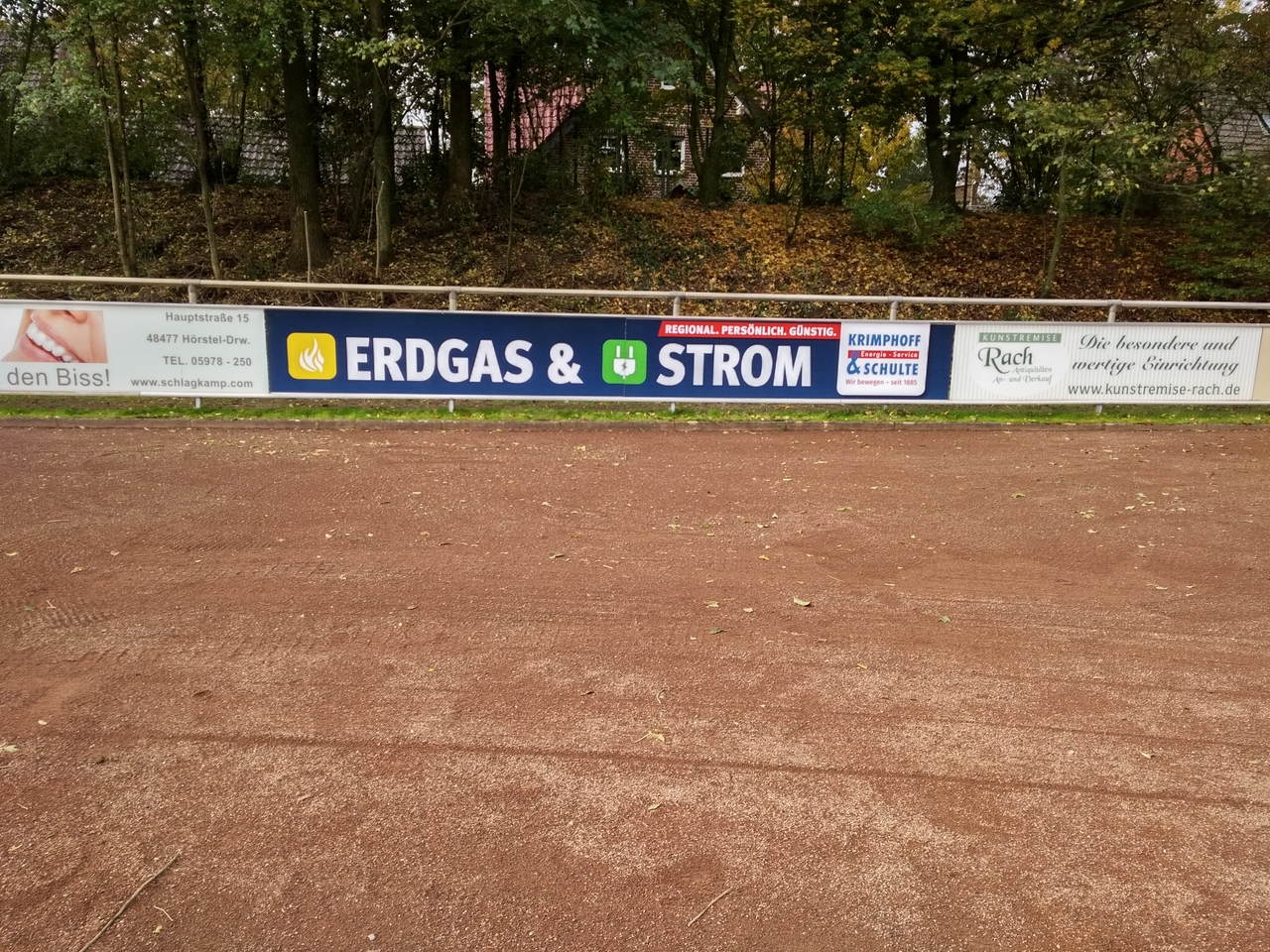 Bandenwerbung Krimphoff & Schulte