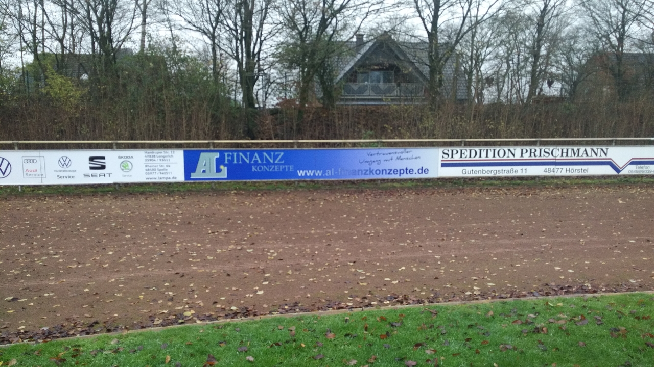 Bandenwerbung AL Finanzkonzepte GmbH - Ansgar Lager