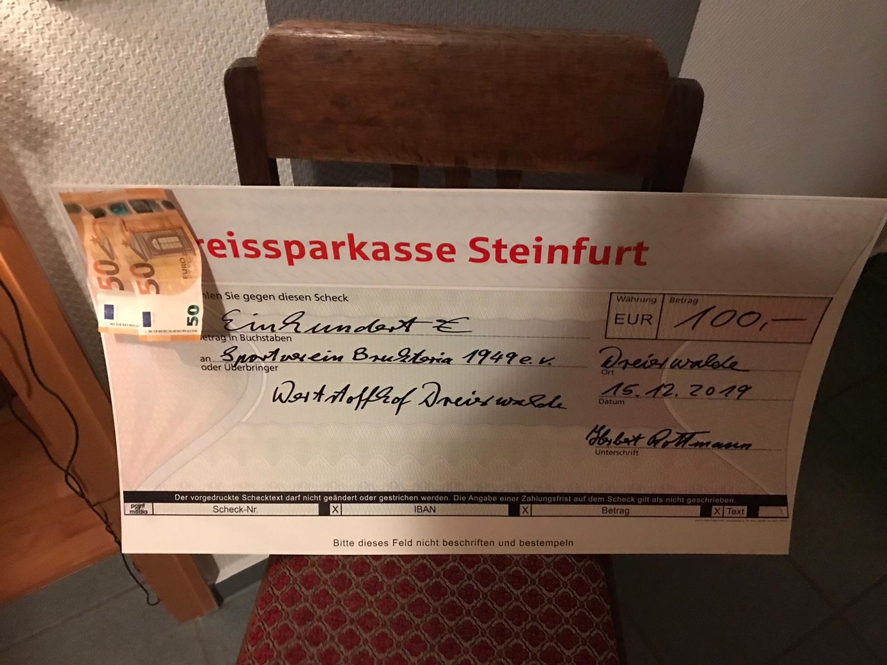 Kolpingspende Werkstoffhof 2019