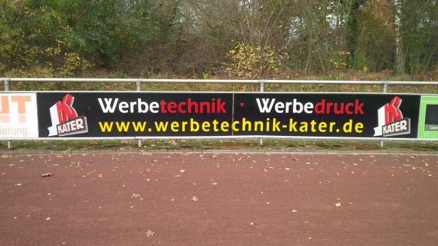 Verein Bandenwerbung Kater