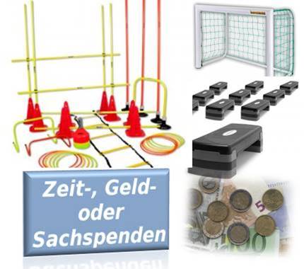 Verein Sponsoring Zeit-Geld-Sachspenden