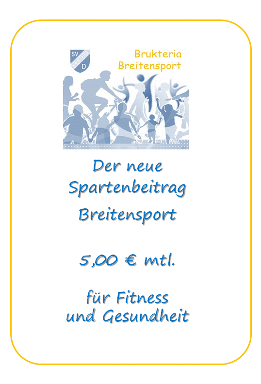 Der neue Spatenbeitrag Breitensport